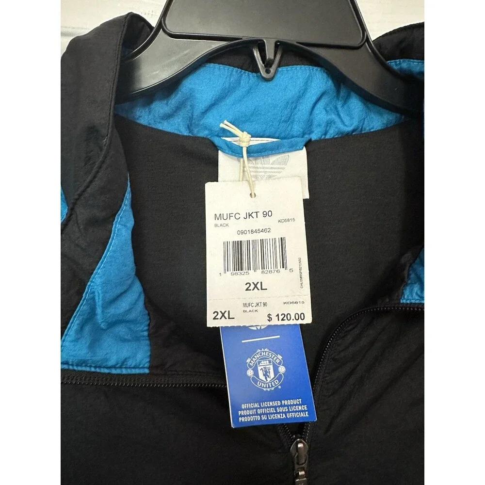 Size 2XL Adidas Manchester United 90 Woven Tack Jacket Men's KD5815 League Cup
